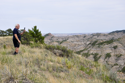 Lee Duquette at Montana's Makoshika State Park